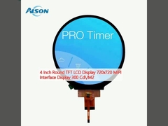 4 cali okrągły wyświetlacz TFT LCD 720x720 MIPI Interfejs wyświetlacz 300 Cd/M2