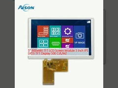 5' 800x480 TFT Moduł ekranu LCD 5 cali IPS LVDS TFT Display 500 Cd/M2