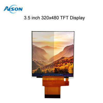 3.5 cali TFT LCD Module 320x480 Portret LCD Display 500 cd/m2 MCU/RGB Interfejs