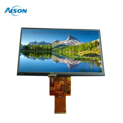 7" wyświetlacz RTP TFT 800X480 rozdzielczość RGB Interfejs 40 pin dla zastosowań przemysłowych
