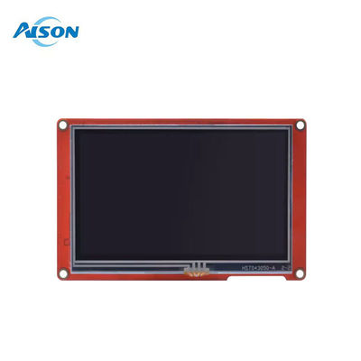Wyświetlacz LCD 480x272 HMI 4,3-calowy wyświetlacz dotykowy rezystywny 4 piny