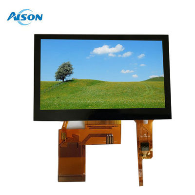 4.3 cala IPS LCD Moduł 480x272 Pojemnościowy ekran dotykowy TFT 450 Cd/M2 RGB 24 bit Interfejs