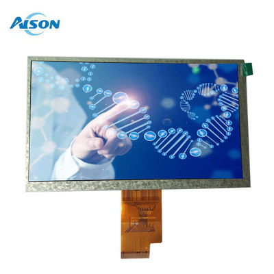 7 cali 1024x600 IPS Kolorowy wyświetlacz TFT Transmisywny wyświetlacz LCD 450cd/M2 Z interfejsem LVDS