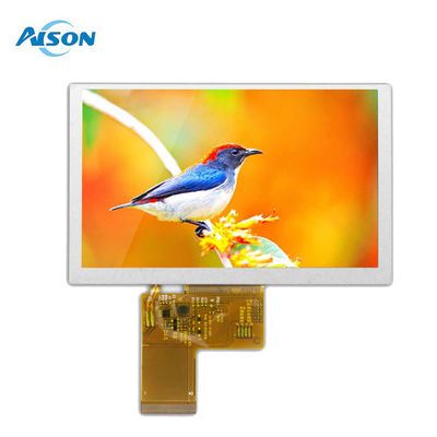 5-calowy wyświetlacz TFT LCD 800x480 Ekran 500 Cd/M2 RGB 24 Bit TN 40pin