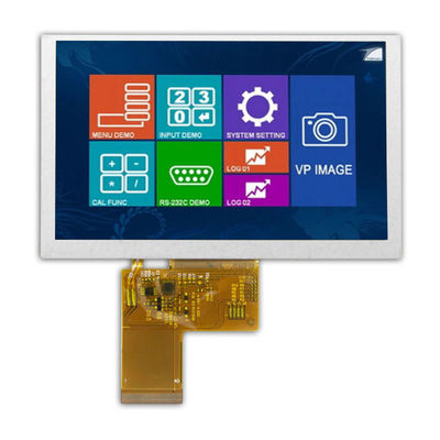 Niestandardowy 5-calowy wyświetlacz TFT o wysokiej jasności, wyświetlacze TFT czytelne w świetle słonecznym 2500 cd/m2