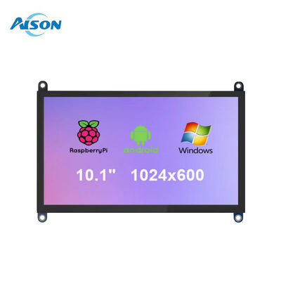 10.1 cali ekran Raspberry Pi 1024X600 HDMI USB Touch Screen 450 cd/m2