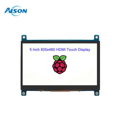 5 cali 800x480 HDMI Touch TFT Display 400 Cd/M2 Raspberry Pi LCD Display
