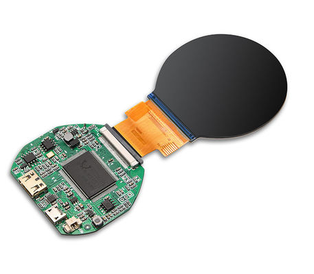 2.1 cala okrągły moduł LCD SPI IPS moduły z 480 * 480 rozdzielczość 300 nitów