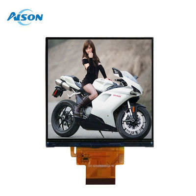 4-calowy kwadratowy wyświetlacz TFT LCD 480x480 Kwadratowy wyświetlacz dotykowy TFT 300 cd/m2 3SPI+RGB Interfejs