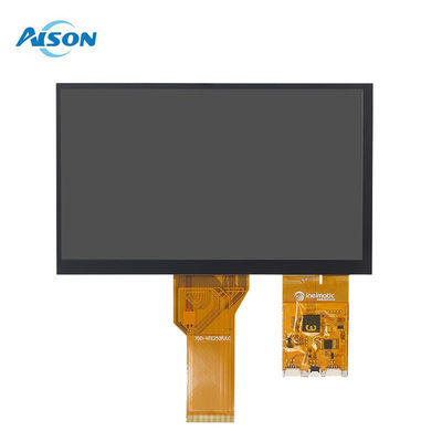 7 cali 1024x600 LVDS TFT IPS wyświetlacz pojemnościowy wyświetlacz dotykowy z niestandardowym nadmiarem okna
