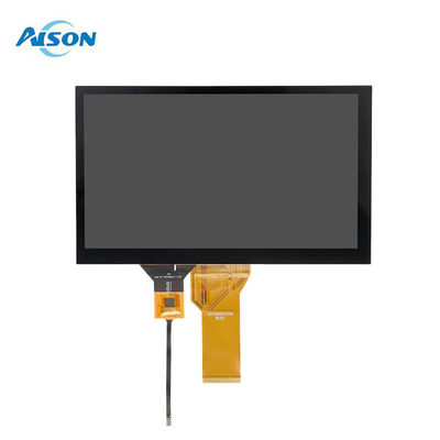 7 cali 1024x600 LVDS TFT IPS wyświetlacz pojemnościowy wyświetlacz dotykowy z niestandardowym nadmiarem okna