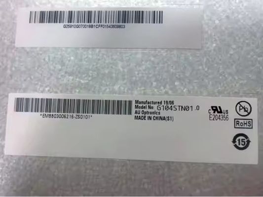 10.4 cala AUO 800X600 LVDS TFT LCD Display 400cd/m2 dla przemysłu