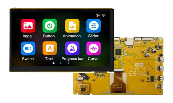 7 cali 1024x600 IPS wyświetlacz LCD ESP32 P4 Płata rozwojowa pojemnościowy wyświetlacz dotykowy ESP32-C6 ForArduino ESP IDE