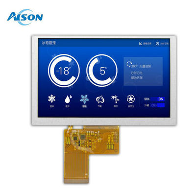 5-calowy moduł TFT LCD 800x480 wyświetlacz 500 Cd/M2 RGB 24 Bit 40pin ILI6137 I ILI5960 sterownik IC